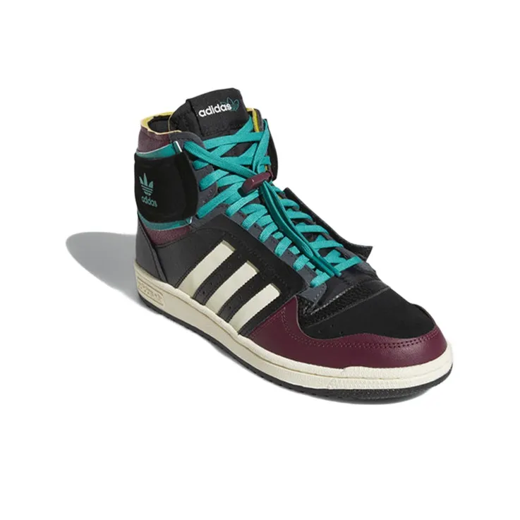 adidas originals Top Ten Black Burgundy-2