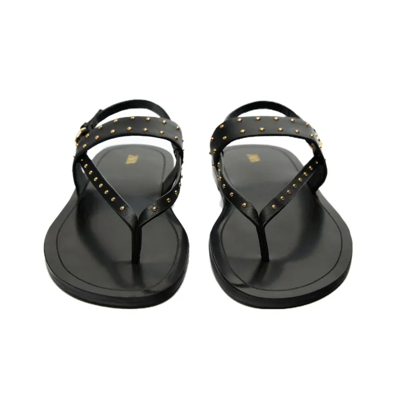 ZARA Strap Sandals Women's Black-2