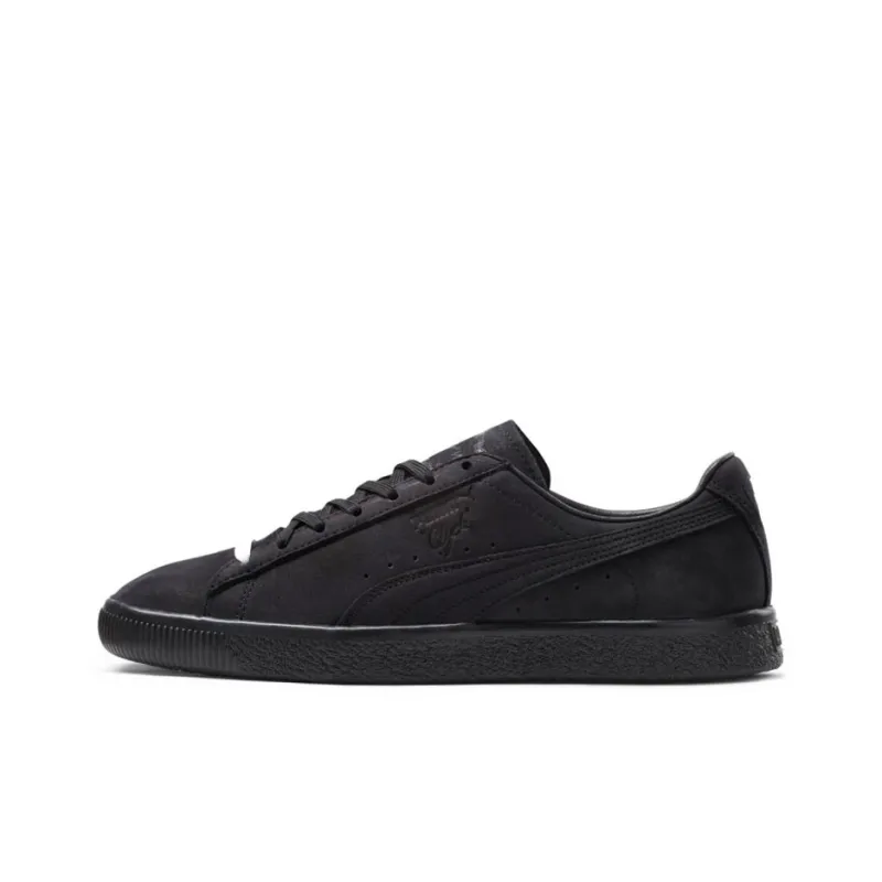 PUMA Clyde Court Skateboard Shoes Unisex Low Top Black-0
