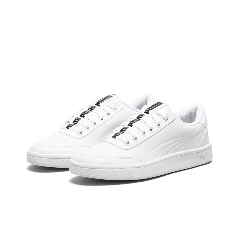 PUMA Court Breaker Bold White Casual Board Shoes 'White Black'-2