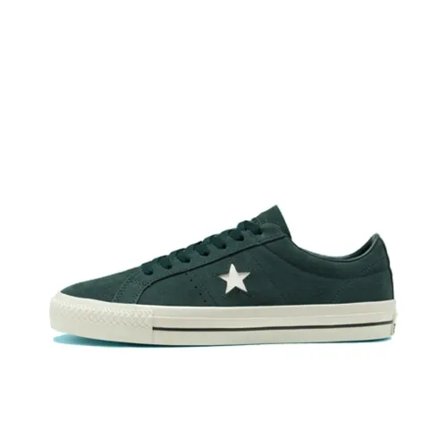 Converse One Star Skateboard Shoes Unisex Low-Top Green/White