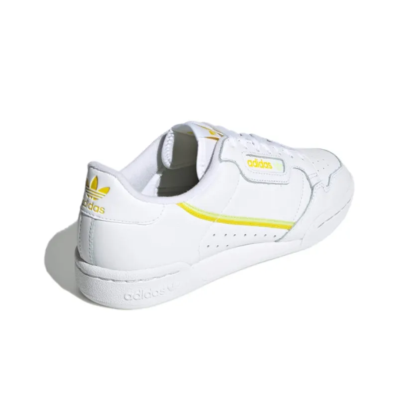 Adidas Women's Continental 80 'White Semi Frozen Yellow' Women's-2