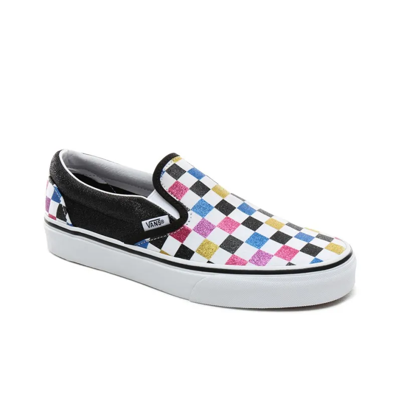 Vans Classic Slip On 'Glitter Checkerboard'-2