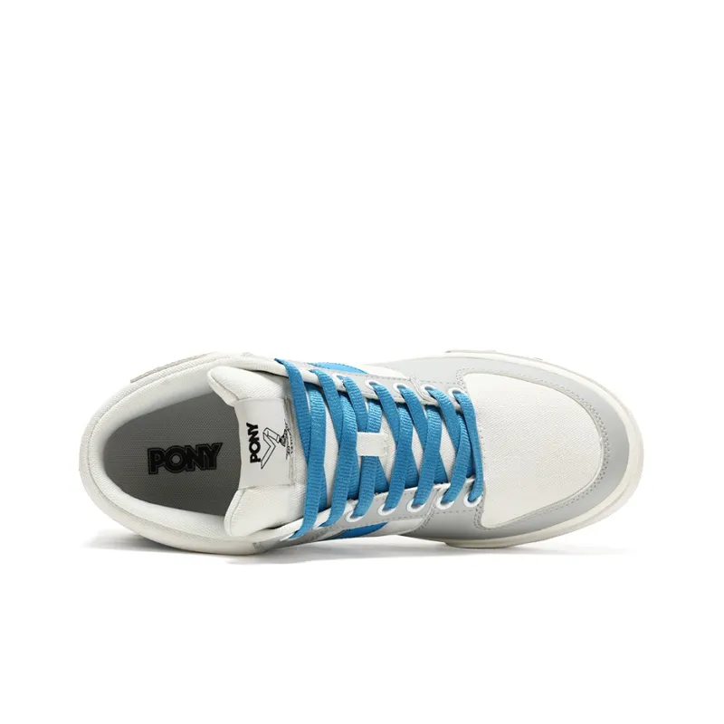 PONY Atop Cushioning, Wear Resistant Low Top Skateboard Shoes Men's Gray-3