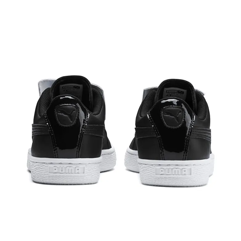 PUMA Basket Badge Casual Sneakers Black/White Women's-3