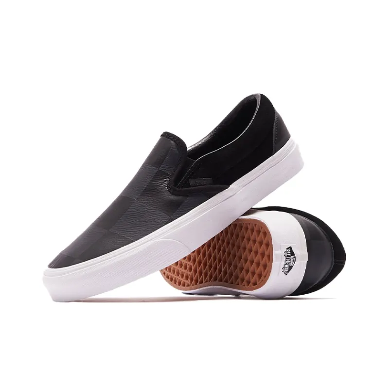 Vans Classic Slip On Oversized Checkerboard Black-4