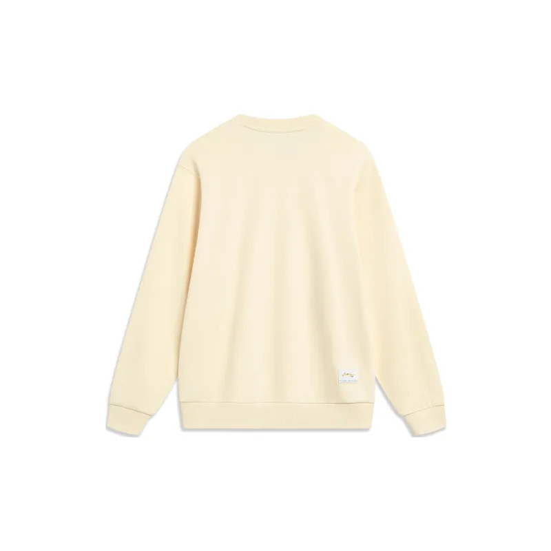 LiNing Sports Trend Series Sweatshirt Women's Sponge Cake Yellow-1