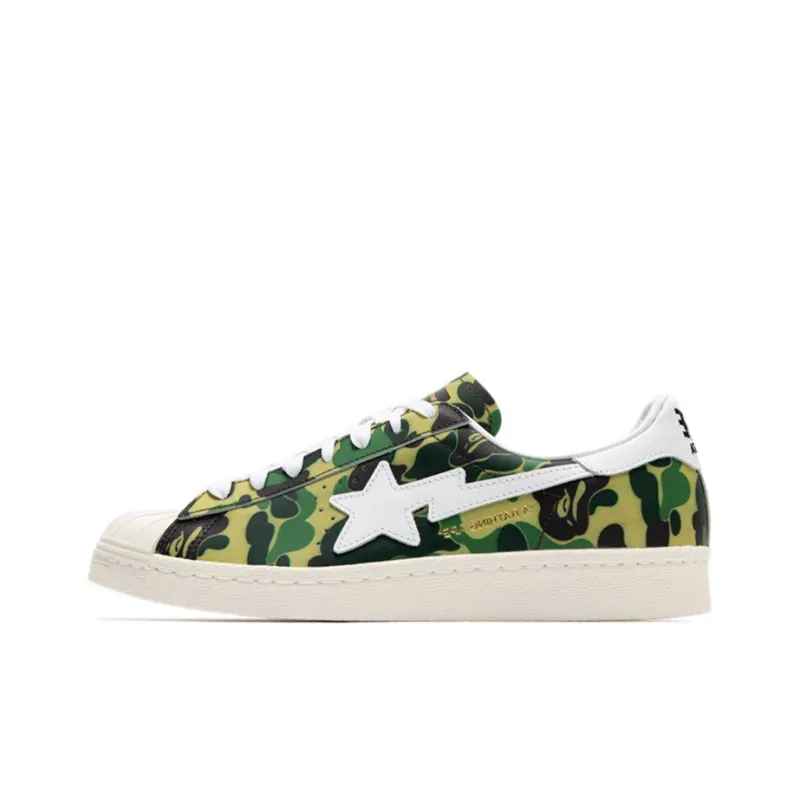 Adidas Superstar Bape Abc Camo Green-0