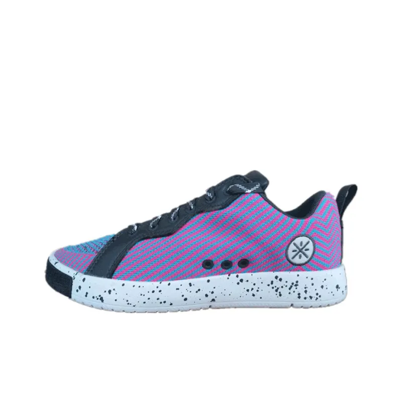 LINING Skateboard Shoes Men Low Top White/Purple/Black-0
