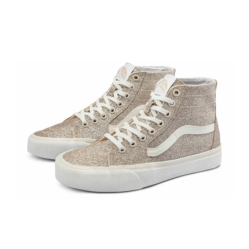 Sk8 Vans Hi Tapered 'Glitter Macadamia' Women's-2