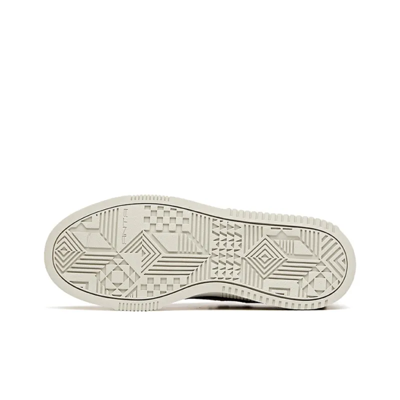 Anta Life Collection Lightweight And Wear-resistant Low-Top Skateboard Shoes Men's Gray Green-4