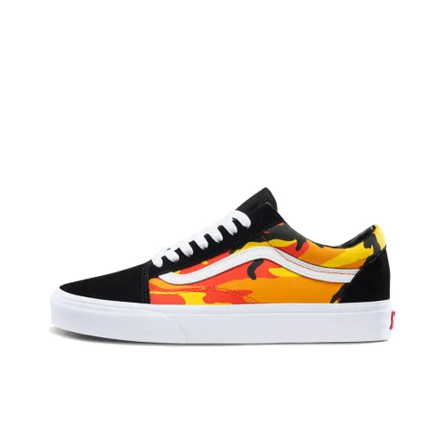 Vans Old Skool Pop Camo Orange