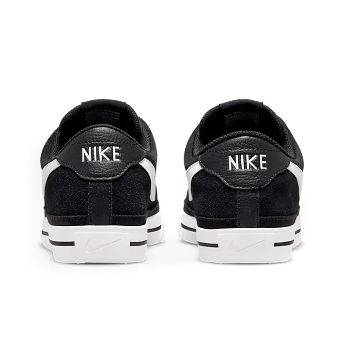 Nike Court Legacy Suede 'Black White'-4