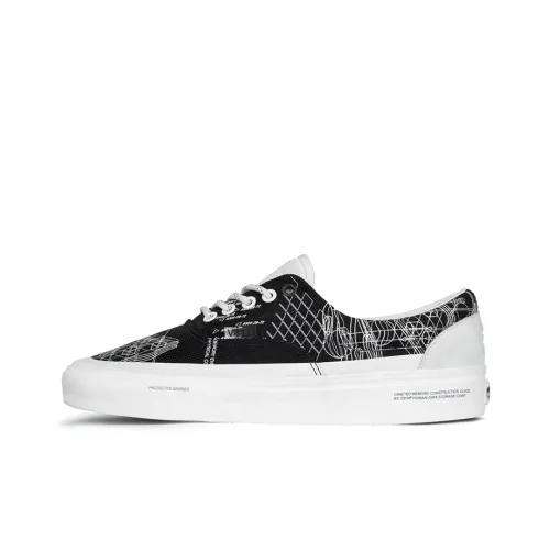 C2h4 X Vans Era Skateboard Shoes Unisex Low-Top Black