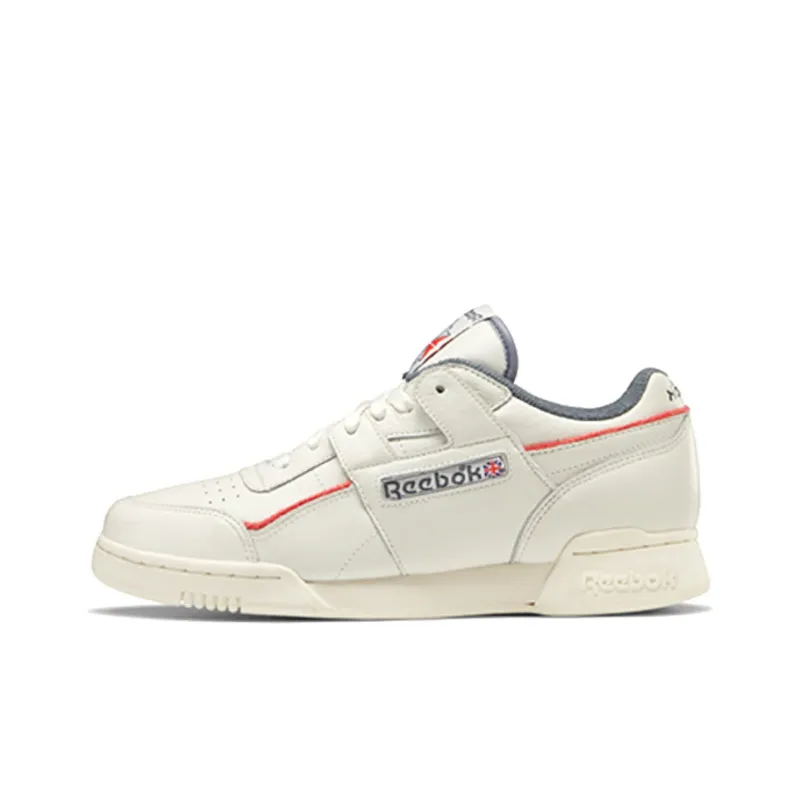 Reebok Workout Plus White Skate Shoes-0