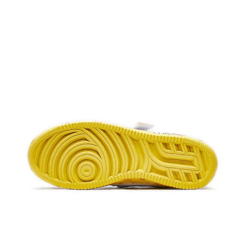 XTEP Tom And Jerry Collaboration Low Top Skateboard Shoes Men's White Yellow-3