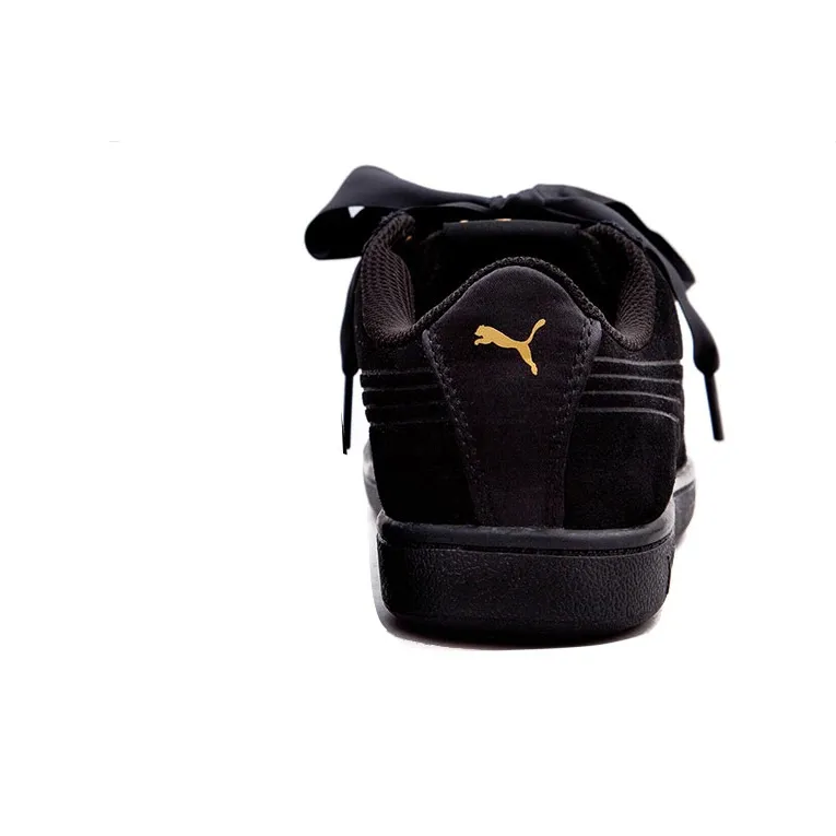 PUMA Vikky Ribbon Satin Black Women's-2