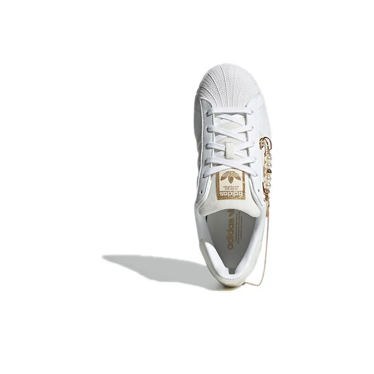 Adidas Originals Superstar Skate Shoes White Women's-4