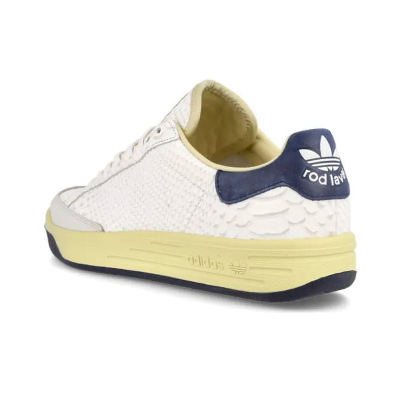 Adidas Rod Laver Reptile White Navy-3