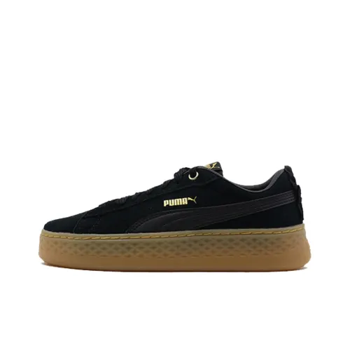 Puma Women's Smash Platform Frill 'Black Gum'