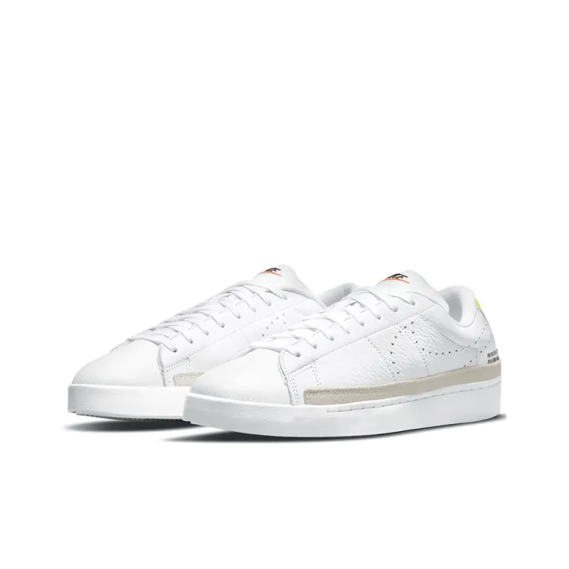 Nike Blazer Low X White Volt 'White Yellow'-2