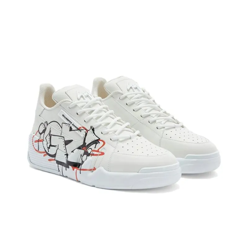 Giuseppe Zanotti Talon Graffiti print Low top Sneakers-2