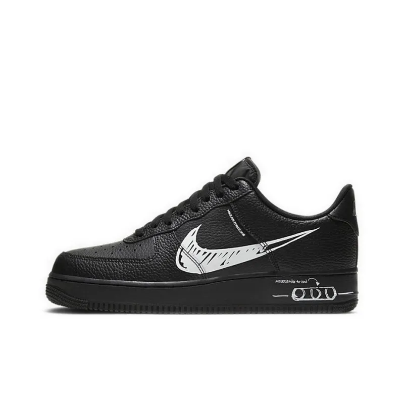 Nike Air Force 1 Low Sketch Black-0