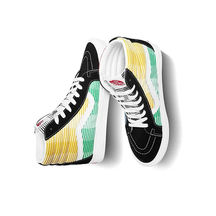 Vans Comfycush SK8 Hi Reissue 'Black Red Blue'-3