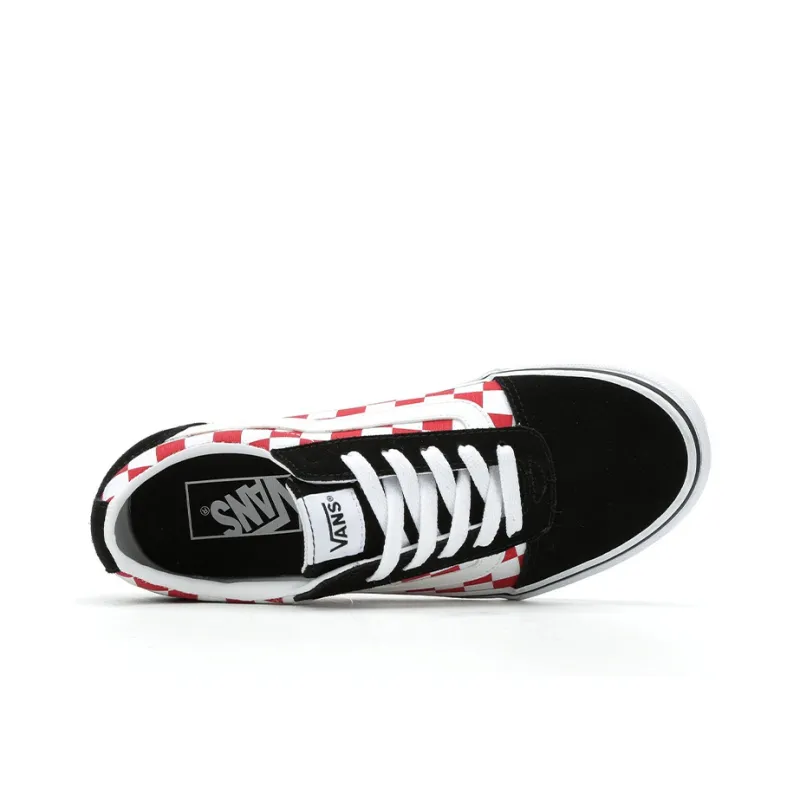 Vans Ward 'Checkerboard Tango Red' Women's-2