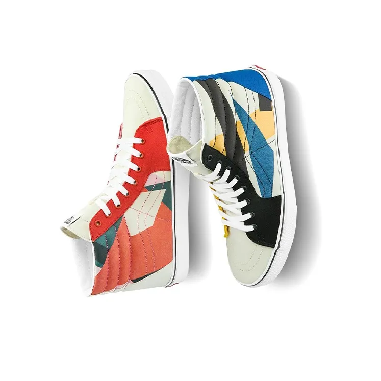 Vans MoMA X SK8 Hi Liubov Popova 'Creamyellow Black Pink'-4