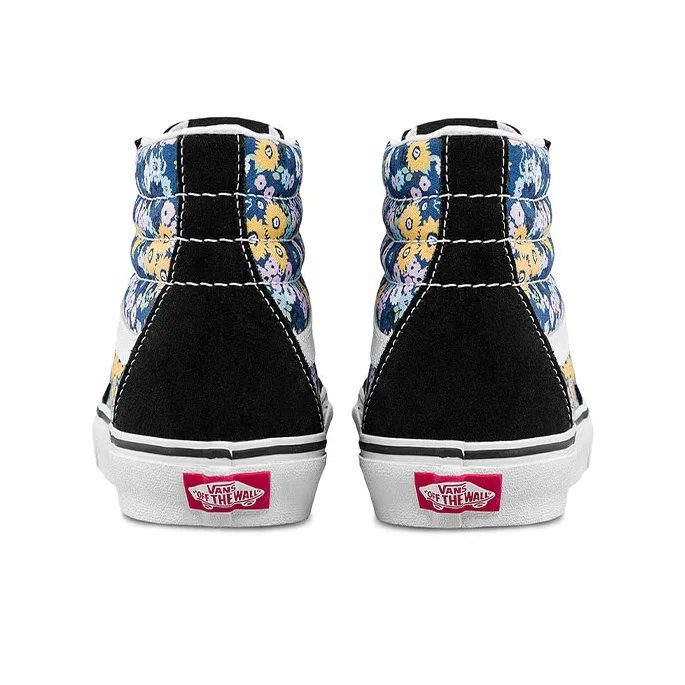 Vans High Top Sneakers Black/White/Blue-4
