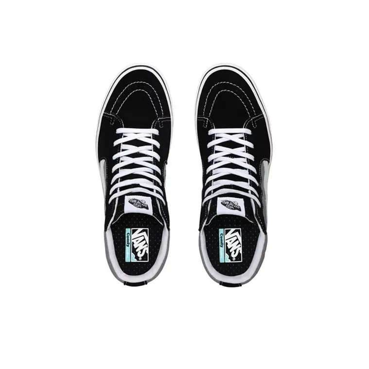 Sk8 Vans Hi ComfyCush 'Tape Mix Black Frost Gray'-3