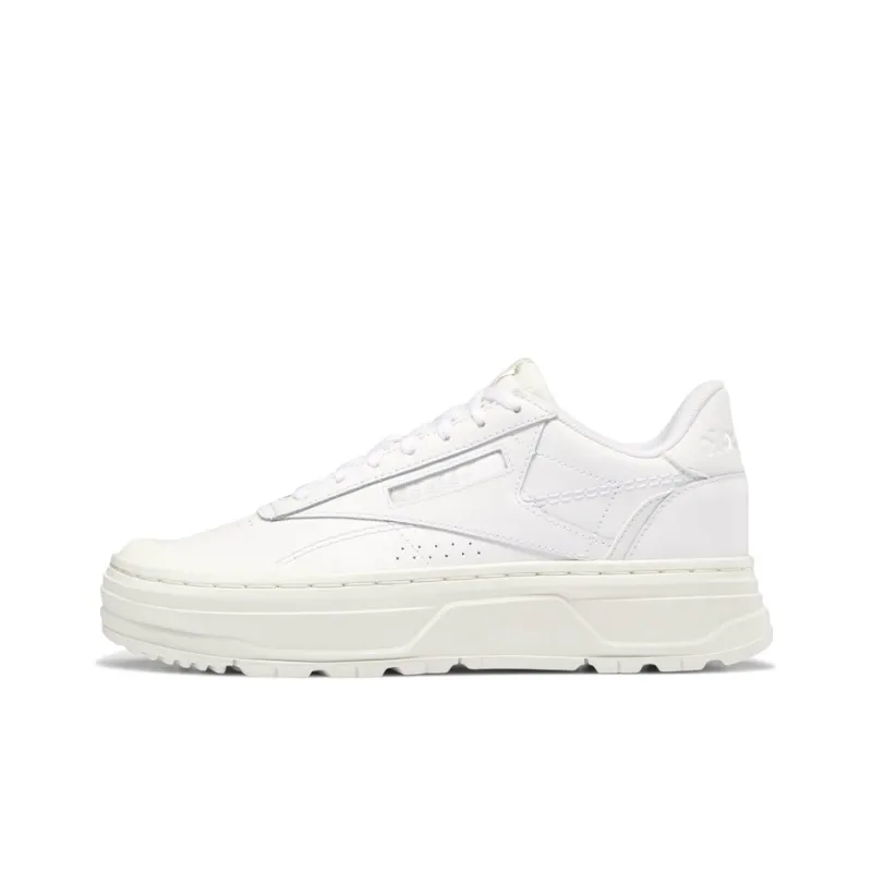 Reebok Club C Double Geo Triple White Women's-0