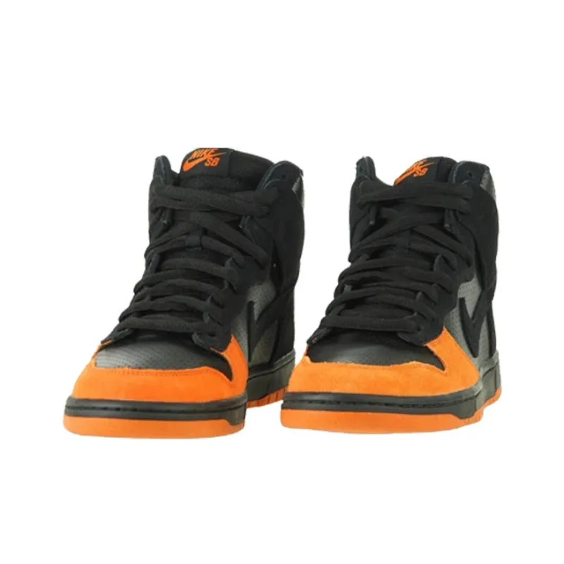 Nike Sb Dunk High Black Solar Orange-3