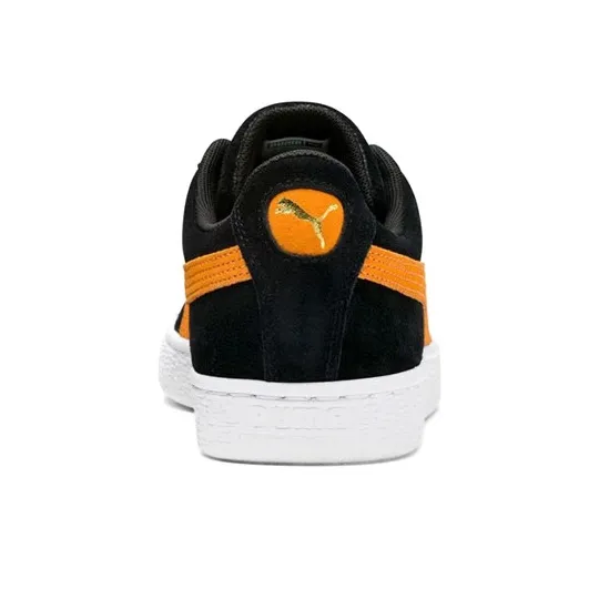 PUMA Suede Classic Shoes Black/Orange-3