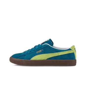PUMA Unisex Suede Vtg Sneakers Blue/Green