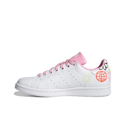 Adidas Stan Smith Doodle White Pink Women's