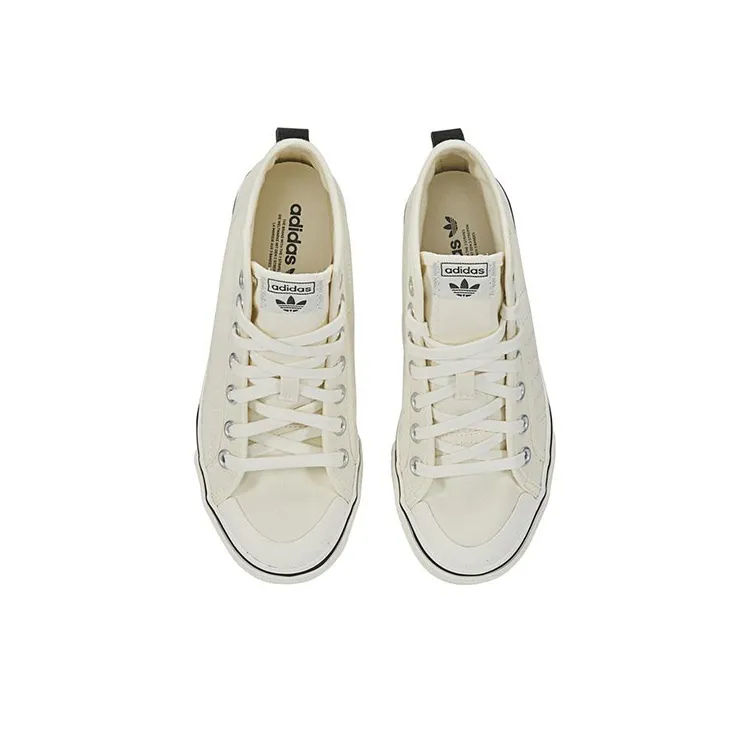 Adidas Originals Nizza Hi 'Beige White' Women's-3