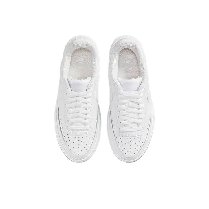 Nike Court Vision Alta Low Triple White Women's-3