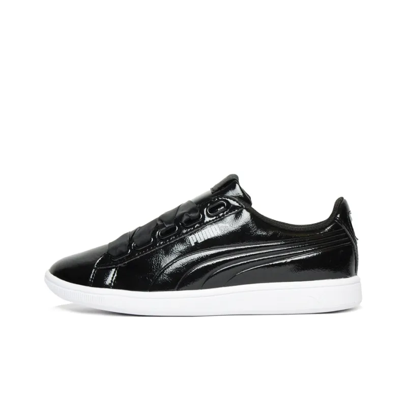 PUMA Vikky Ribbon Patent Black Women's-0
