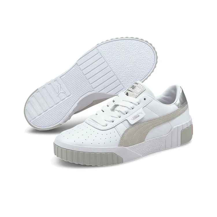PUMA Cali Soft Glow 'White Grey Violet' Women's-4