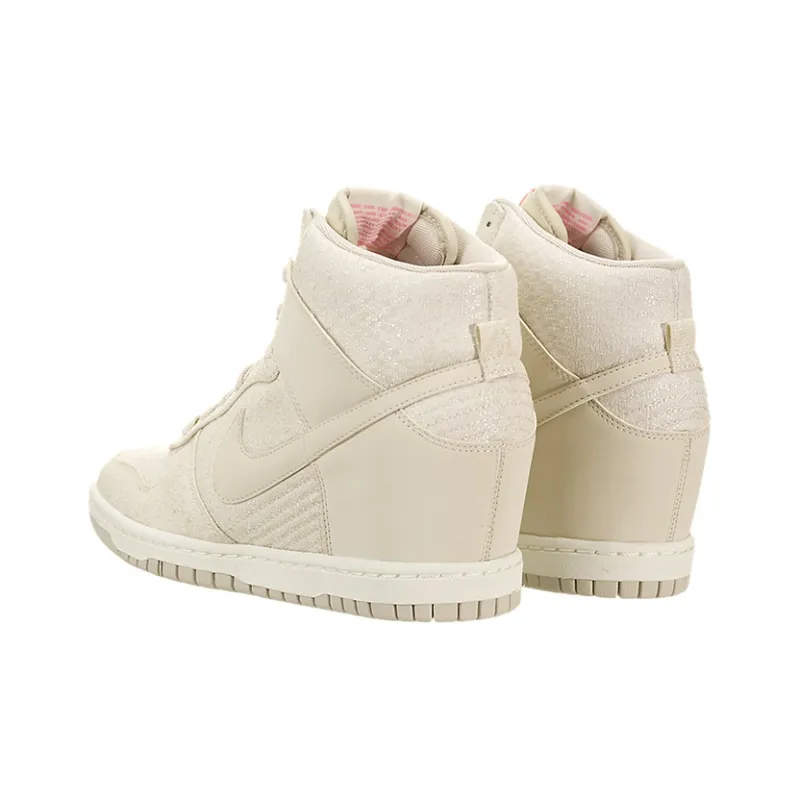 Nike Dunk High-Top Skateboard Shoes Women's Ecru-2