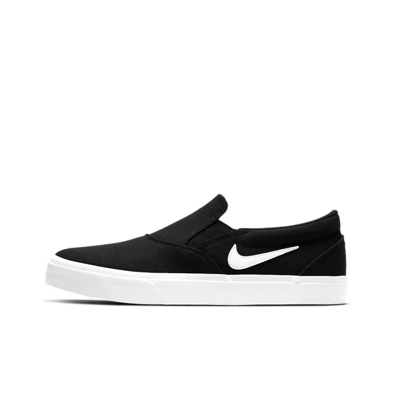 Nike Sb Charge Slip Black White-0