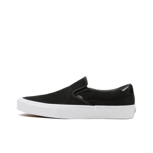 Vans Slip-on Skateboard Shoes Women's Low-Top Black/White