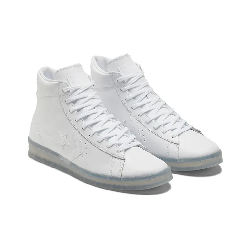 Converse Pro Leather High Black Ice White Clear-2