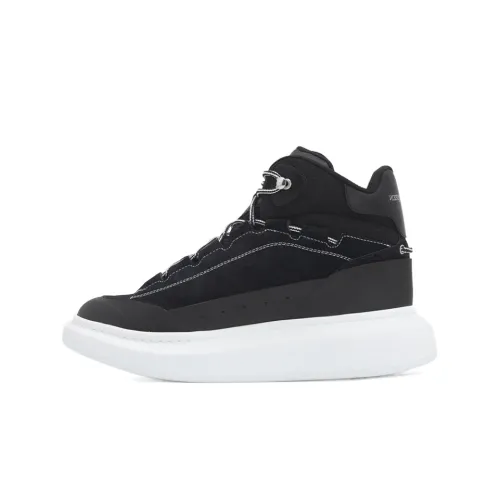 Alexander McQueen High Top Skate Sneaker Black White