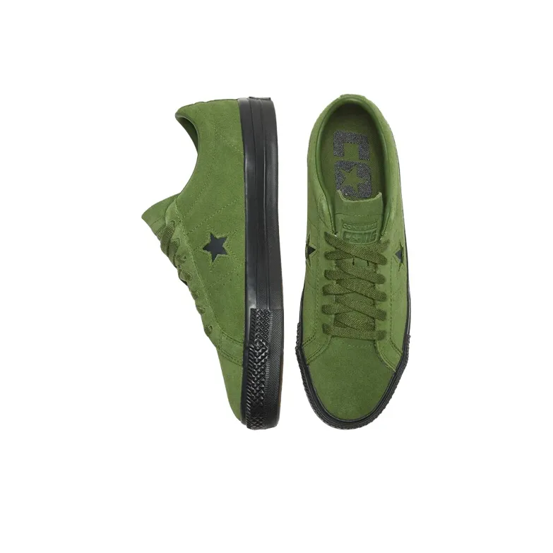 Converse One Star Pro Retro Low Tops Casual Skateboarding Shoes Unisex Green-3