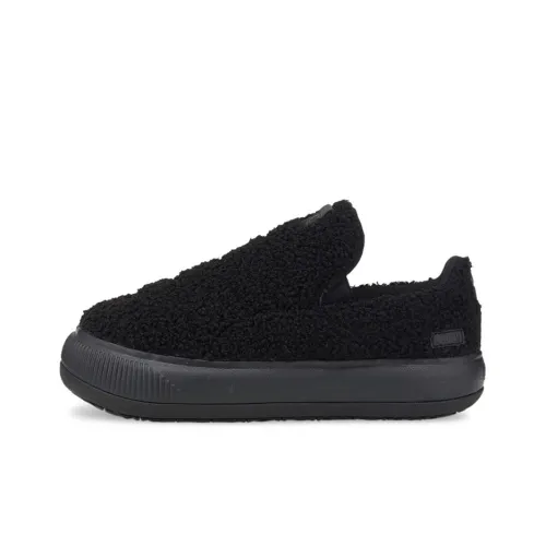 PUMA Suede Mayu Slip-On Teddy Black Women's