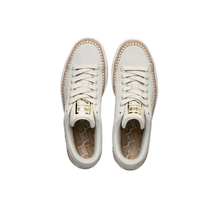 PUMA Suede Sneakerdrille Leisure Shoes Grey Women's-2