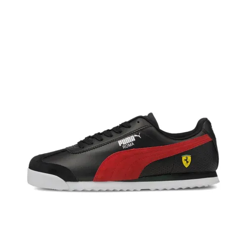 PUMA Scuderia Ferrari Roma Motorsport Skateboard Shoes Men Low-Top Red/Black